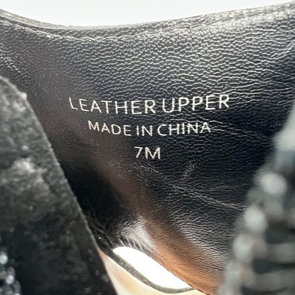 Ava & Aiden Black Suede Dakota Cork Wedge Platform Sandals Size 7 Women’s - Picture 4 of 9